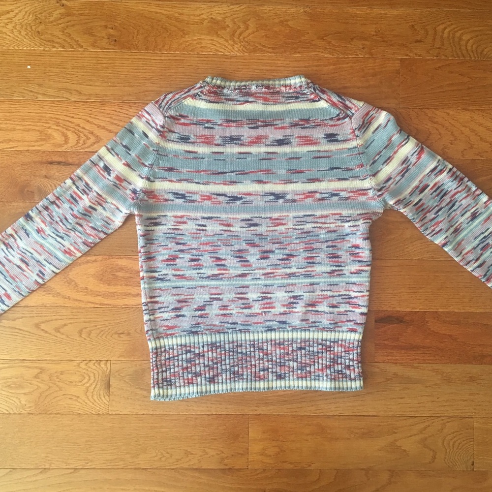 Striped Geometric Sweater - Picture 4 of 4